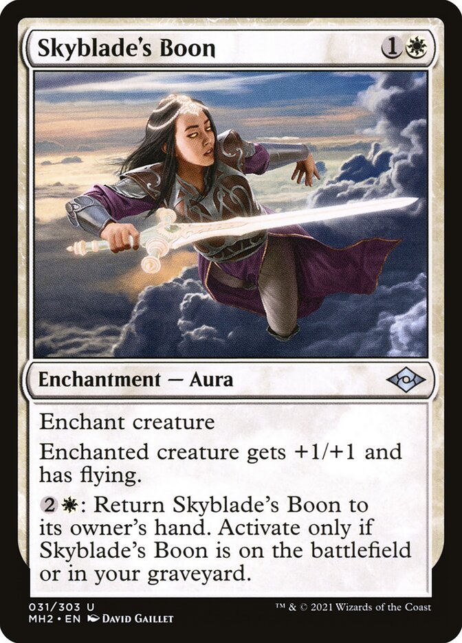 Skyblade's Boon 31 (Modern Horizons 2)  - Foil | Good Games Adelaide SA