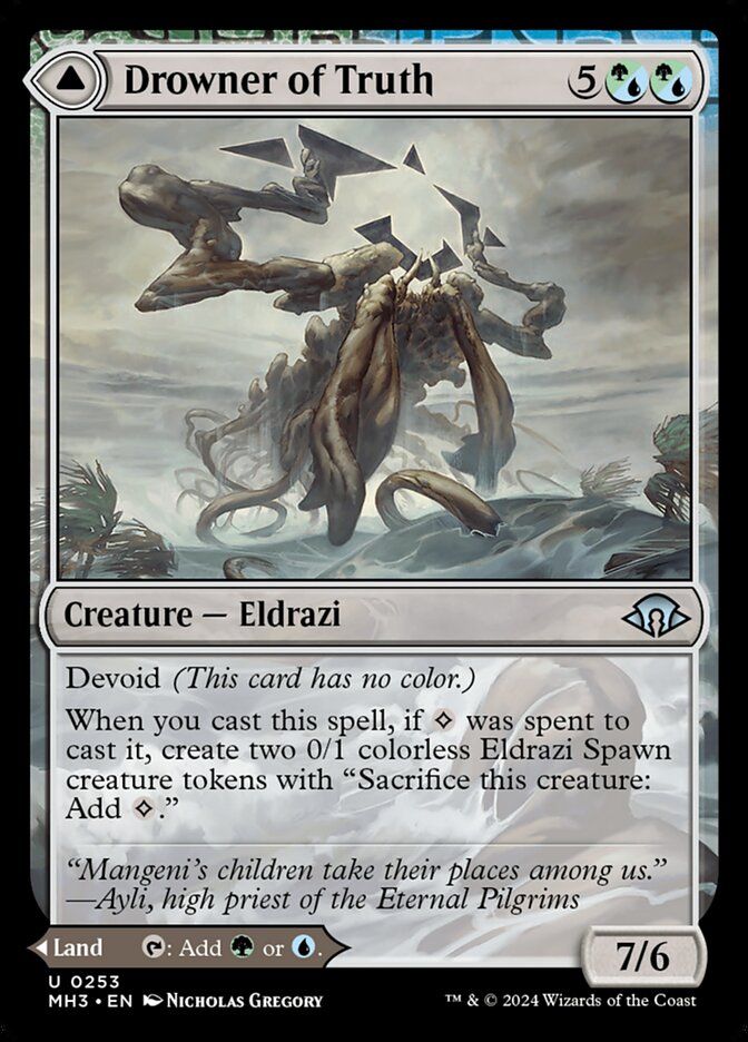 Drowner of Truth // Drowned Jungle 253 (Modern Horizons 3)  - Foil | Good Games Adelaide SA