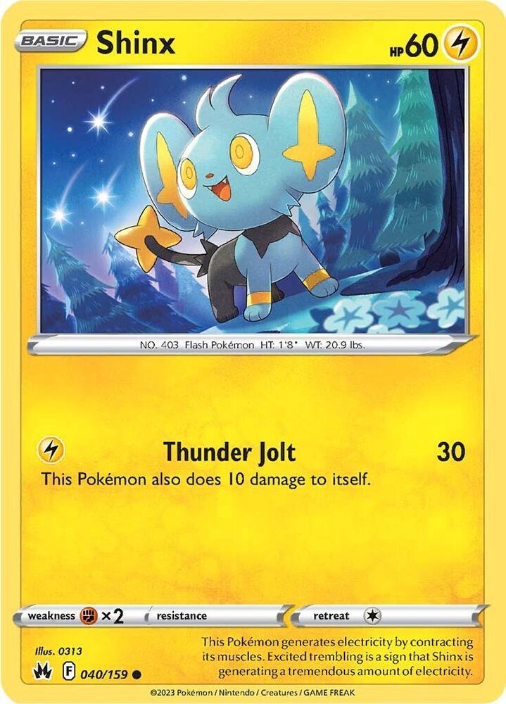 Shinx 040/159 (Crown Zenith)  | Good Games Adelaide SA