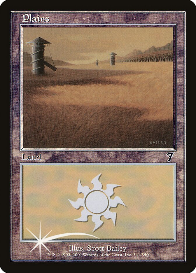 Plains 341 (7th Edition)  - Foil | Good Games Adelaide SA