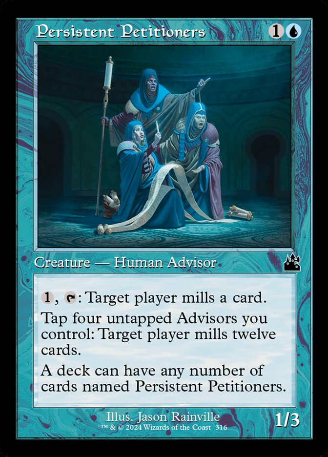 Persistent Petitioners 316 (Ravnica Remastered)  - Foil | Good Games Adelaide SA
