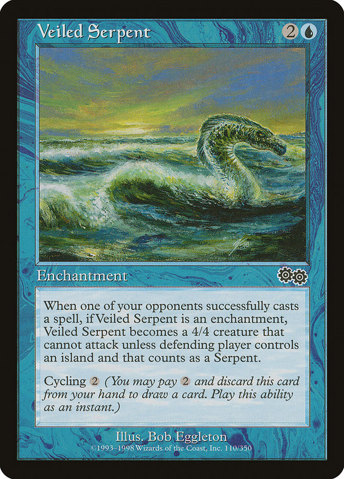 Veiled Serpent 110 (Urza's Saga)  | Good Games Adelaide SA