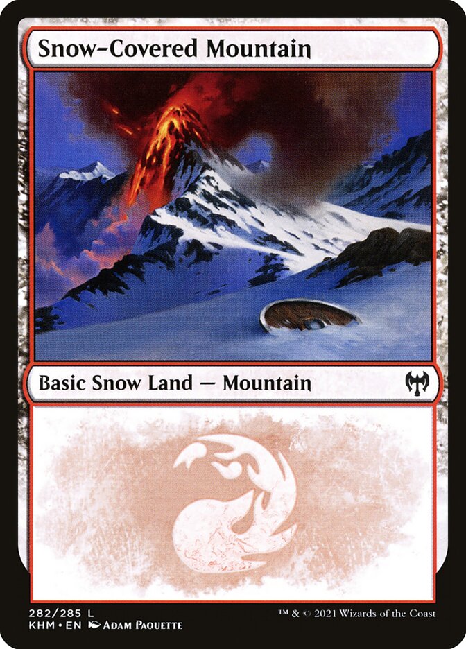 Snow-Covered Mountain 282 (Kaldheim)  | Good Games Adelaide SA