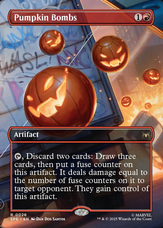 Pumpkin Bombs 26/20 (Marvel's Spider-Man: Eternal-Legal)  - Borderless | Good Games Adelaide SA