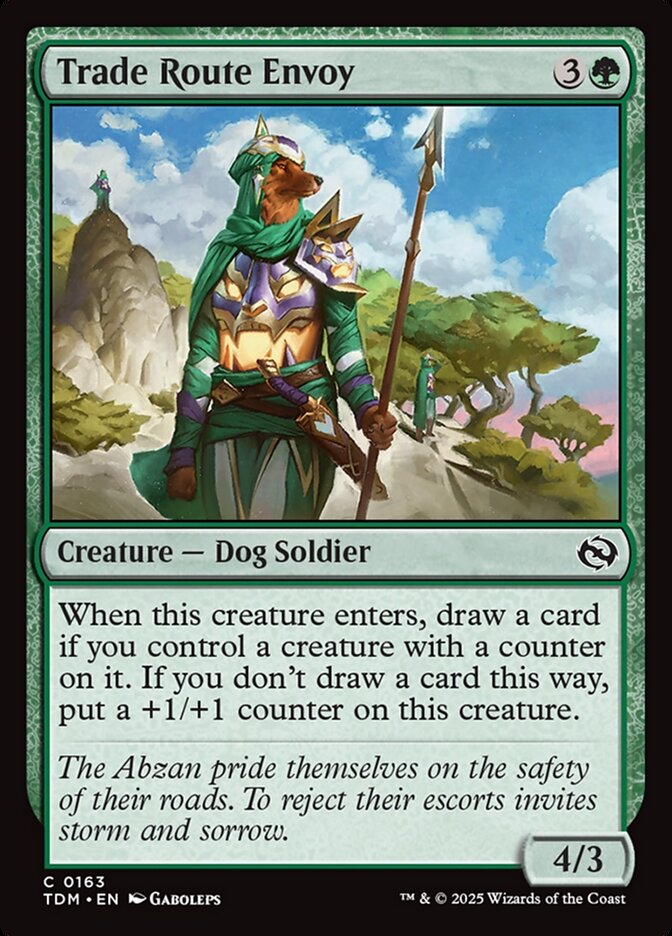 Trade Route Envoy 163 (Tarkir: Dragonstorm)  - Foil | Good Games Adelaide SA