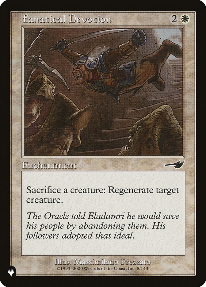 Fanatical Devotion 8/143 (The List Reprints)  | Good Games Adelaide SA
