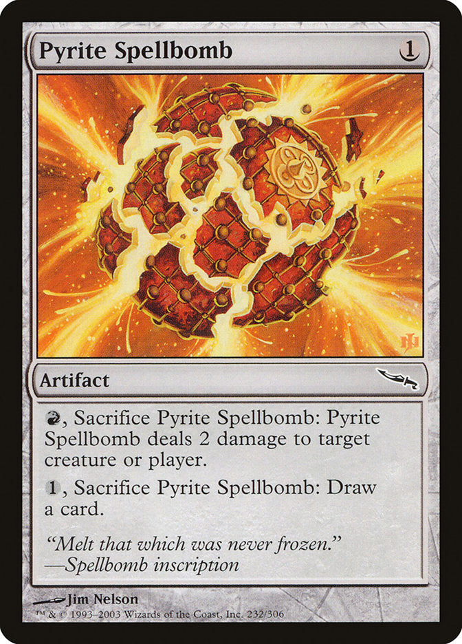 Pyrite Spellbomb 232 (Mirrodin)  - Foil | Good Games Adelaide SA