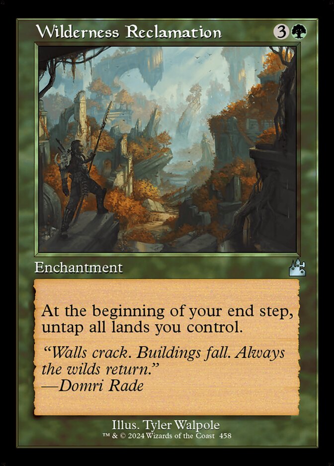 Wilderness Reclamation 458 (Ravnica Remastered)  - Foil | Good Games Adelaide SA