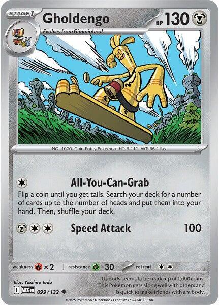 Gholdengo 099/132 (ME01: Mega Evolution)  | Good Games Adelaide SA