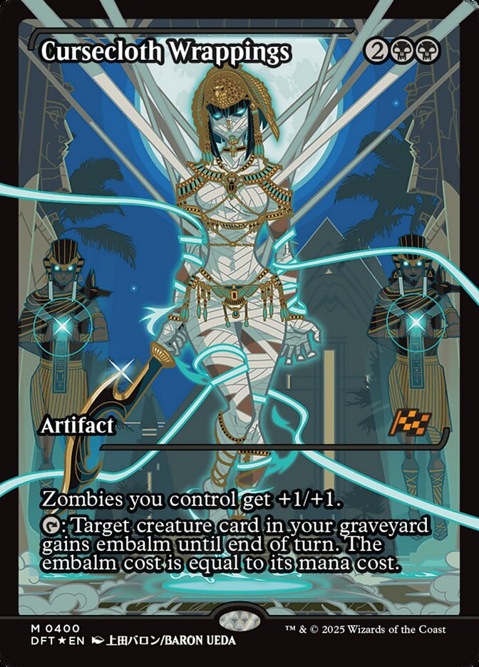 Cursecloth Wrappings 400 (Aetherdrift)  - Foil | Good Games Adelaide SA