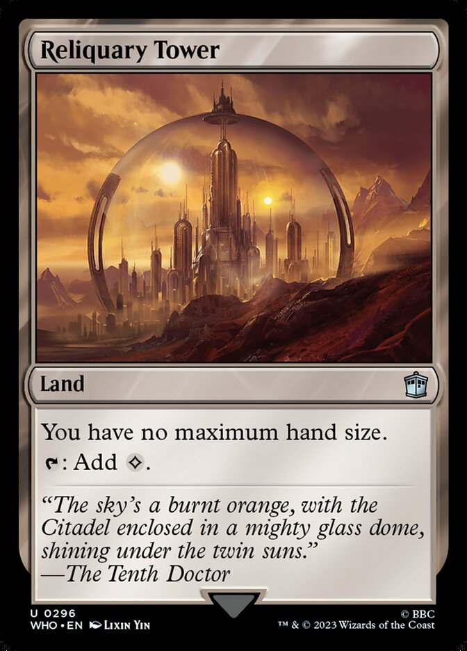 Reliquary Tower 296 (Universes Beyond: Doctor Who)  - Foil | Good Games Adelaide SA