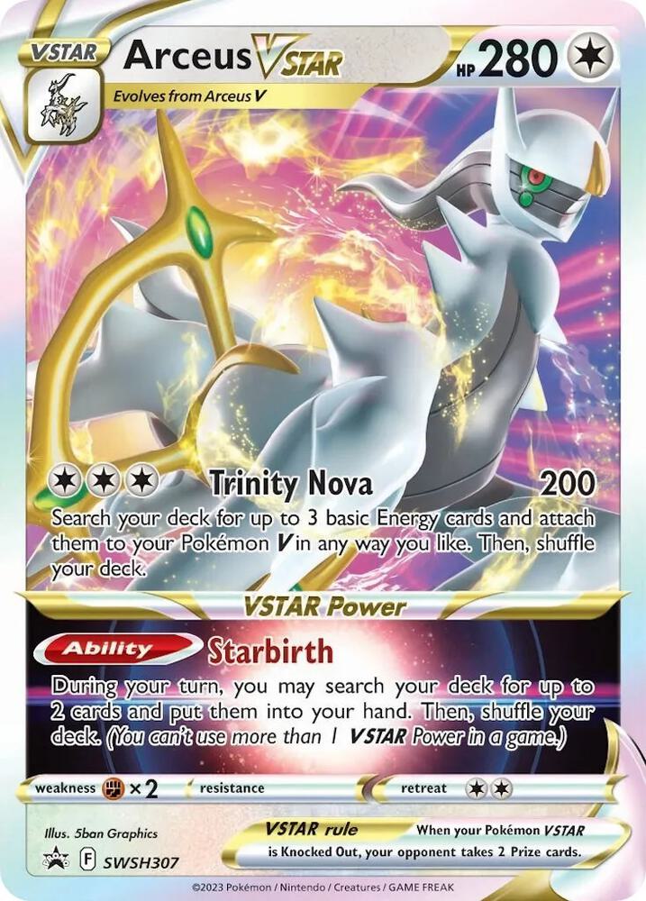 Arceus VSTAR SWSH307 (SWSH: Sword & Shield Promo Cards)  - Holofoil | Good Games Adelaide SA