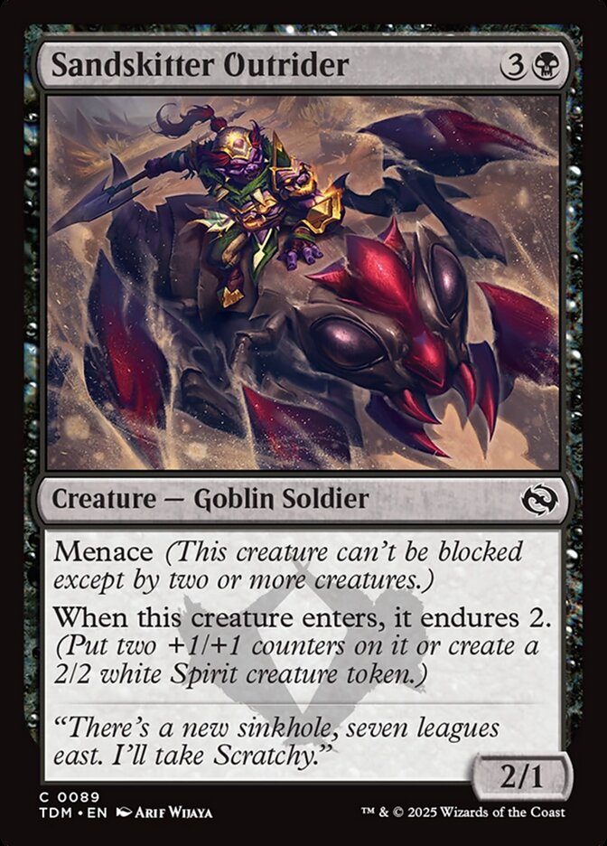 Sandskitter Outrider 89 (Tarkir: Dragonstorm)  | Good Games Adelaide SA