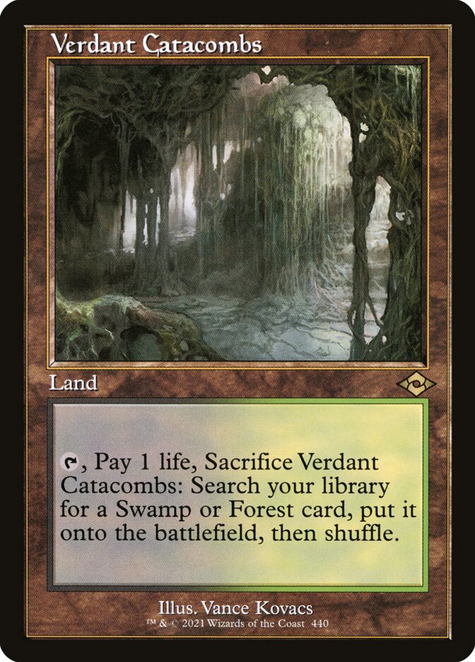 Verdant Catacombs Retro Frame 440 (Modern Horizons 2)  - Foil | Good Games Adelaide SA