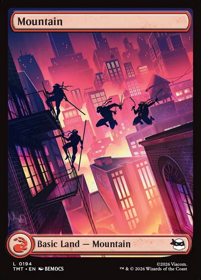 Mountain  194 (Teenage Mutant Ninja Turtles)  - Foil | Good Games Adelaide SA