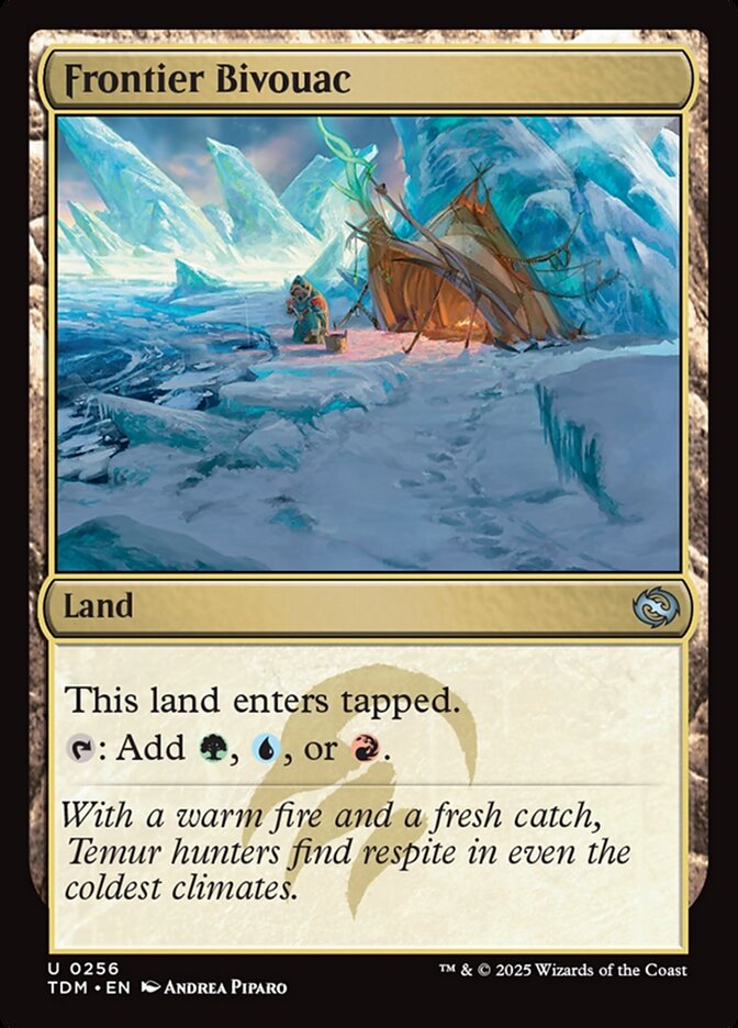 Frontier Bivouac 256 (Tarkir: Dragonstorm)  - Foil | Good Games Adelaide SA