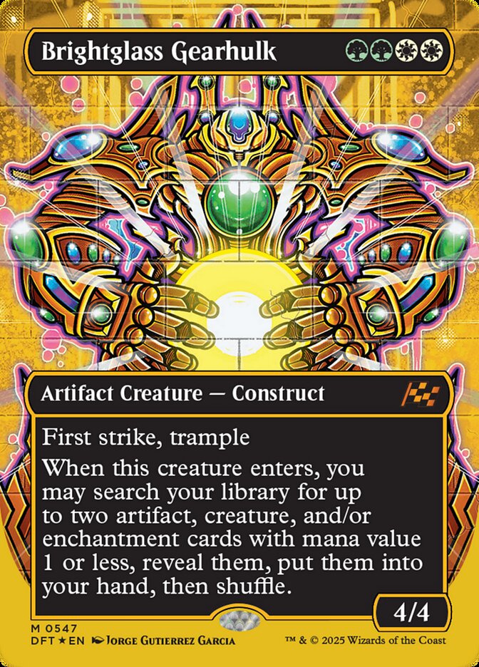 Brightglass Gearhulk 547 (Aetherdrift)  - Foil | Good Games Adelaide SA