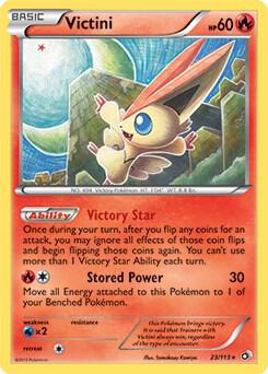 Victini 23 113 BW Legendary Treasures 023/113 (Deck Exclusives)  | Good Games Adelaide SA