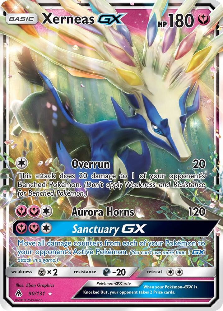 Xerneas GX 90/131 (SM - Forbidden Light)  - Holofoil | Good Games Adelaide SA