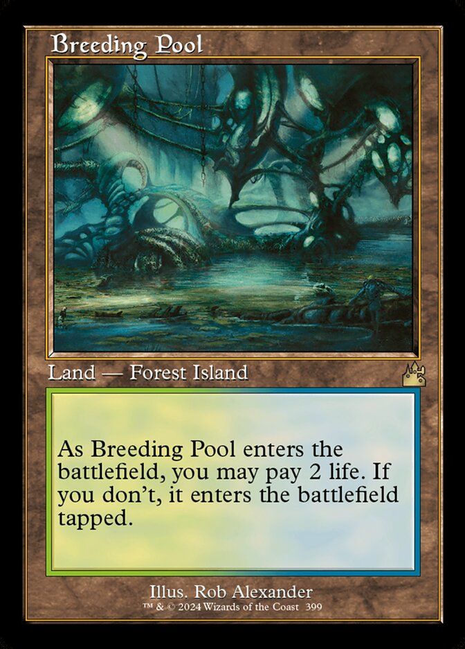 Breeding Pool Retro Frame 399 (Ravnica Remastered)  - Retro | Good Games Adelaide SA