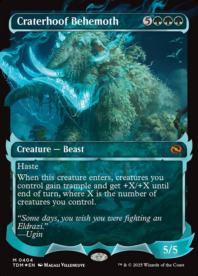 Craterhoof Behemoth 404 (Tarkir: Dragonstorm)  - Foil | Good Games Adelaide SA