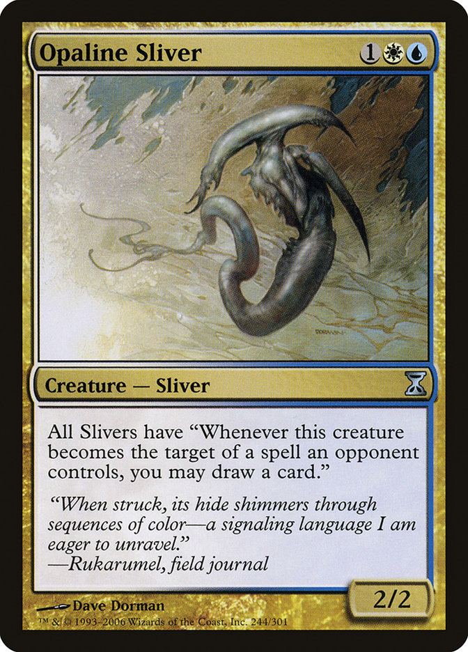 Opaline Sliver 244 (Time Spiral)  - Foil | Good Games Adelaide SA
