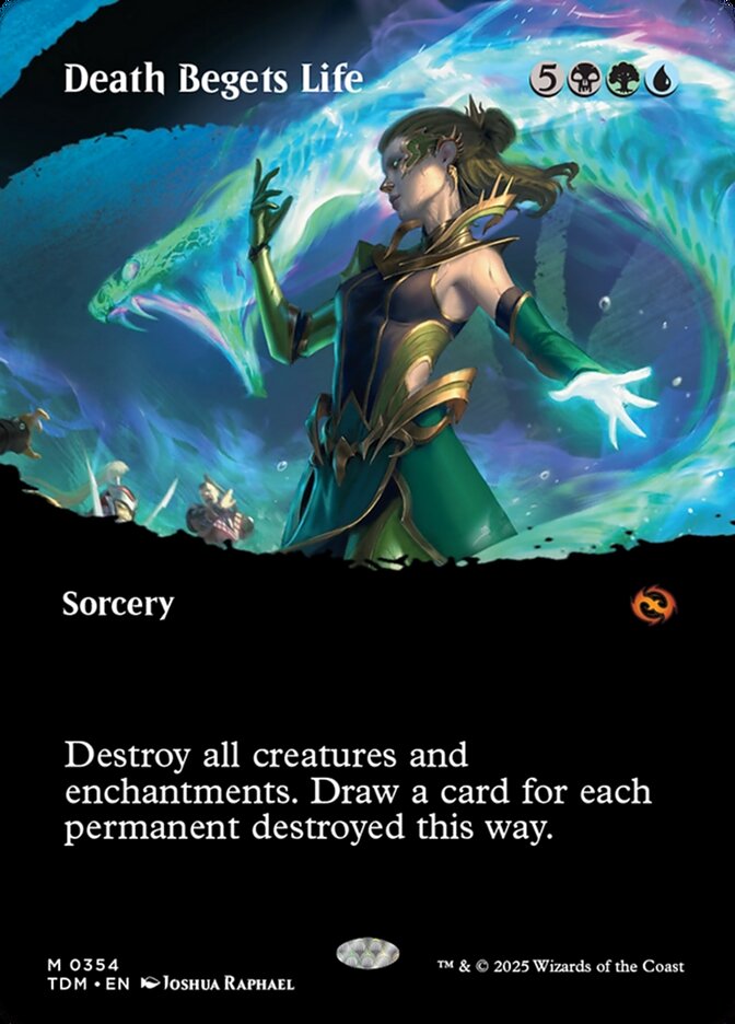 Death Begets Life 354 (Tarkir: Dragonstorm)  - Foil | Good Games Adelaide SA