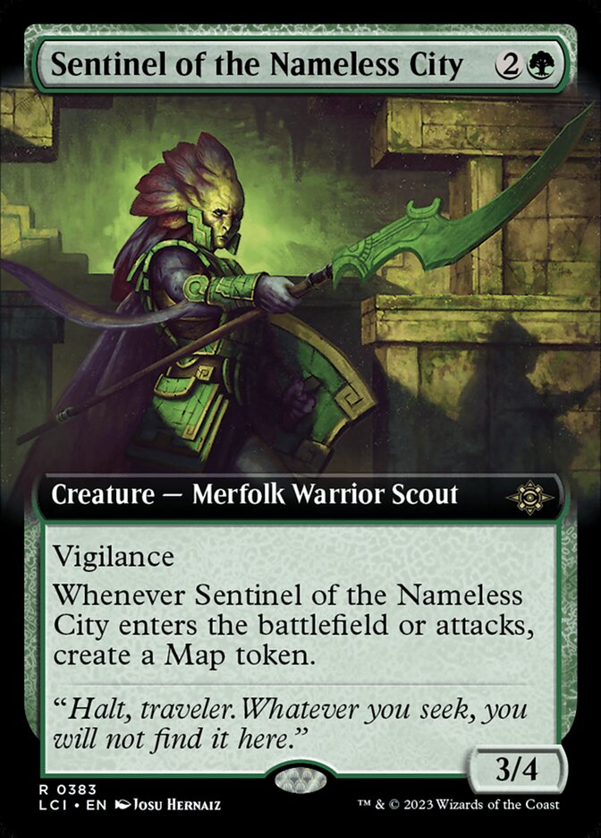 Sentinel of the Nameless City 383/291 (The Lost Caverns of Ixalan)  - Extended Art | Good Games Adelaide SA