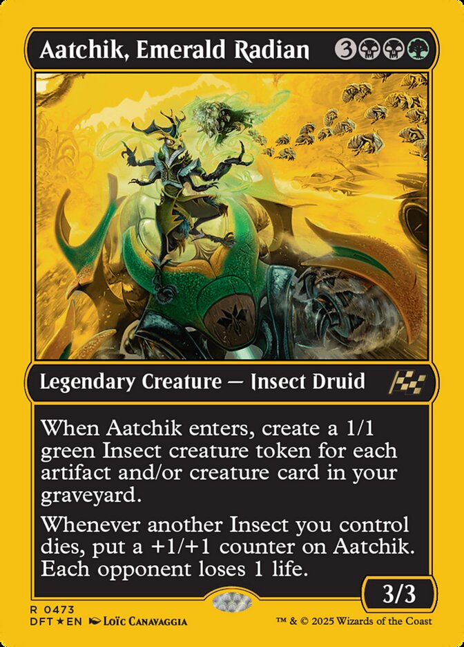 Aatchik, Emerald Radian 473 (Aetherdrift)  - Foil | Good Games Adelaide SA