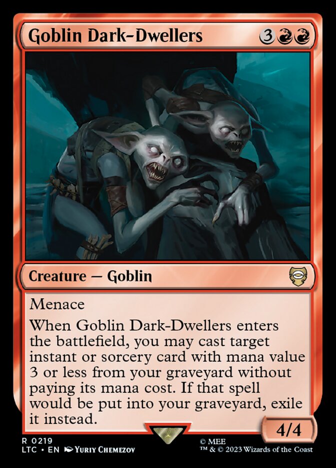 Goblin Dark-Dwellers 219 (Commander: The Lord of the Rings: Tales of Middle-earth)  | Good Games Adelaide SA