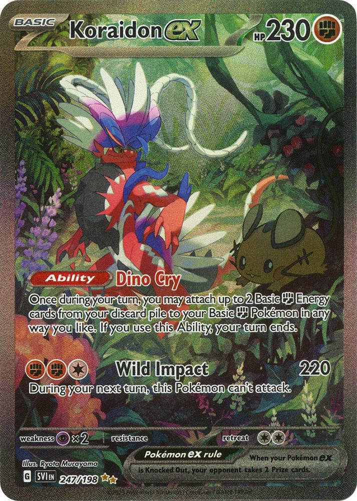 Koraidon ex 247 198 247/198 (SV01: Scarlet & Violet Base Set)  - Holofoil | Good Games Adelaide SA