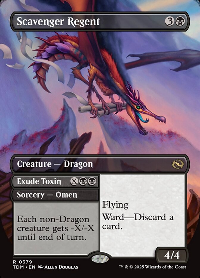 Scavenger Regent // Exude Toxin 379 (Tarkir: Dragonstorm)  | Good Games Adelaide SA