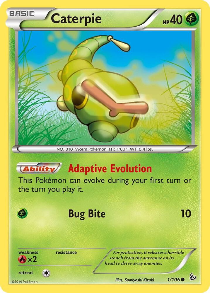 Caterpie 1/106 (XY - Flashfire)  | Good Games Adelaide SA