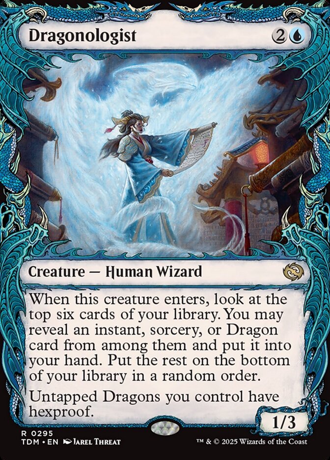 Dragonologist Showcase 295 (Tarkir: Dragonstorm)  - Showcase Foil | Good Games Adelaide SA