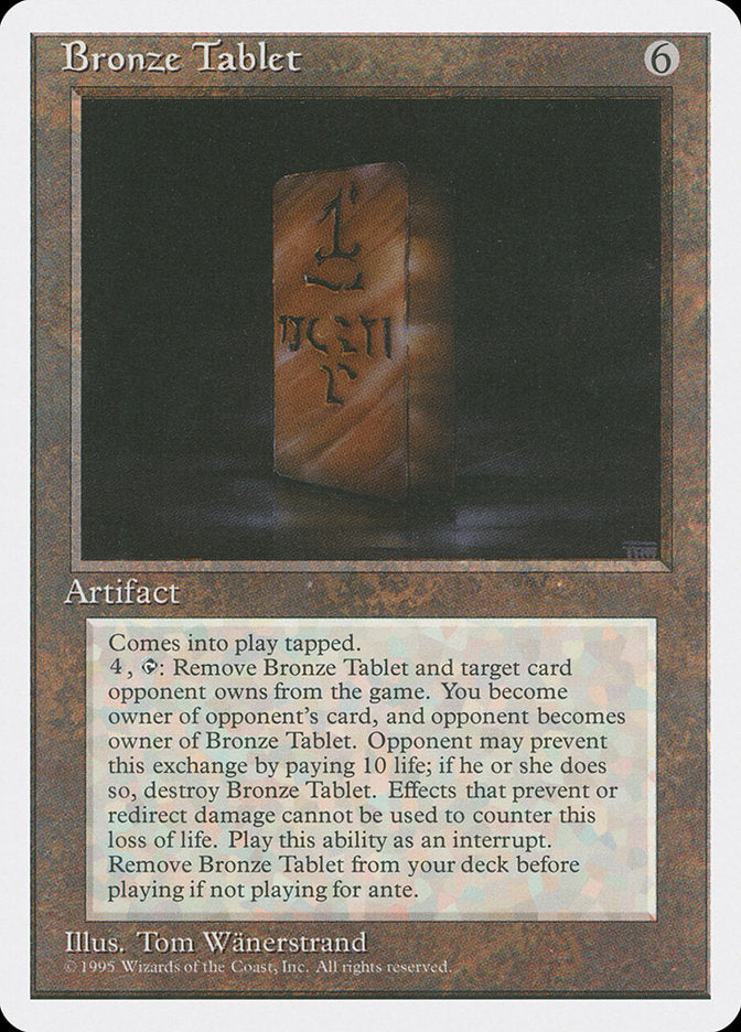 Bronze Tablet  (Fourth Edition)  | Good Games Adelaide SA
