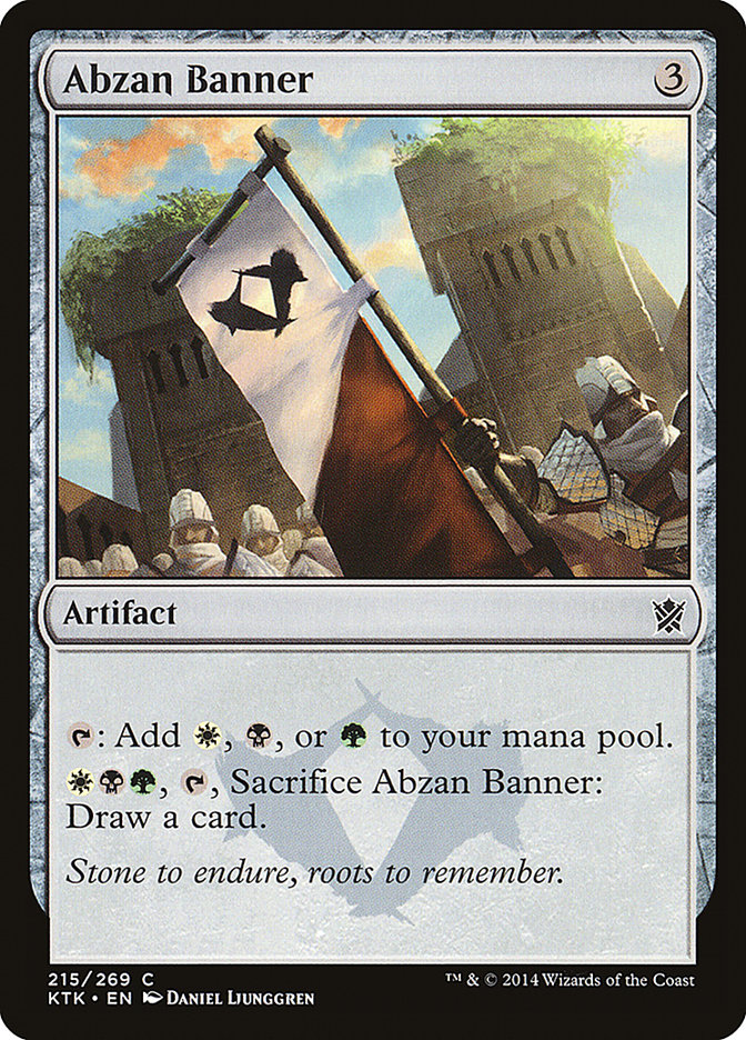 Abzan Banner 215 (Khans of Tarkir)  - Foil | Good Games Adelaide SA