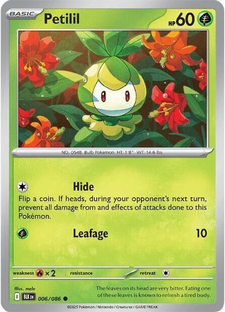 Petilil 006/086 (SV: Black Bolt)  | Good Games Adelaide SA