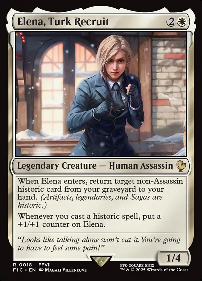 Elena, Turk Recruit 18 (Commander: FINAL FANTASY)  | Good Games Adelaide SA
