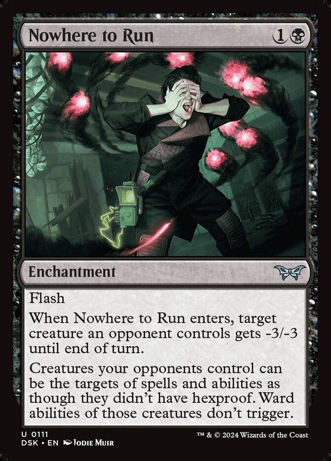 Nowhere to Run 111 (Duskmourn: House of Horror)  | Good Games Adelaide SA