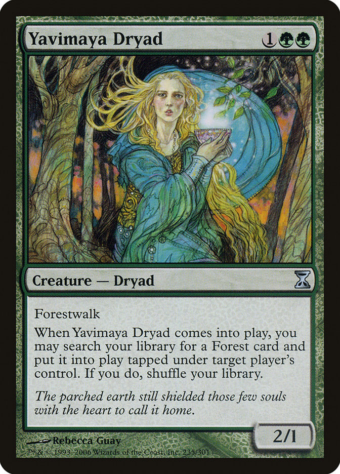 Yavimaya Dryad 235 (Time Spiral)  - Foil | Good Games Adelaide SA