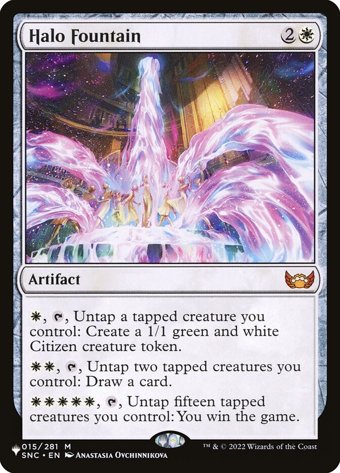 Halo Fountain 015/281 (The List Reprints)  | Good Games Adelaide SA