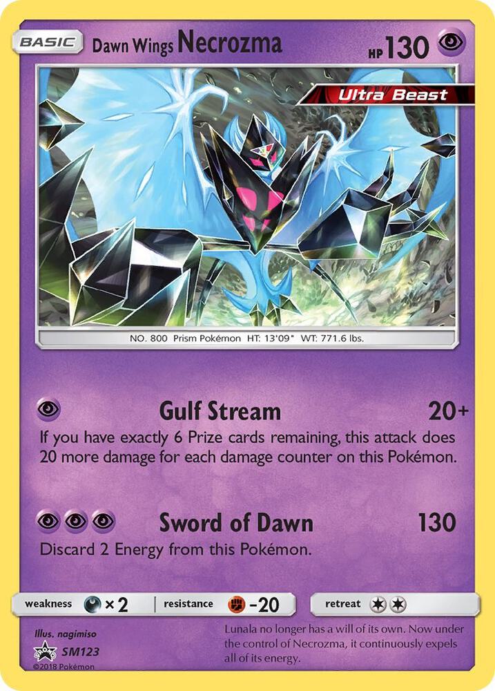 Dawn Wings Necrozma SM123 (SM Promos)  - Holofoil | Good Games Adelaide SA