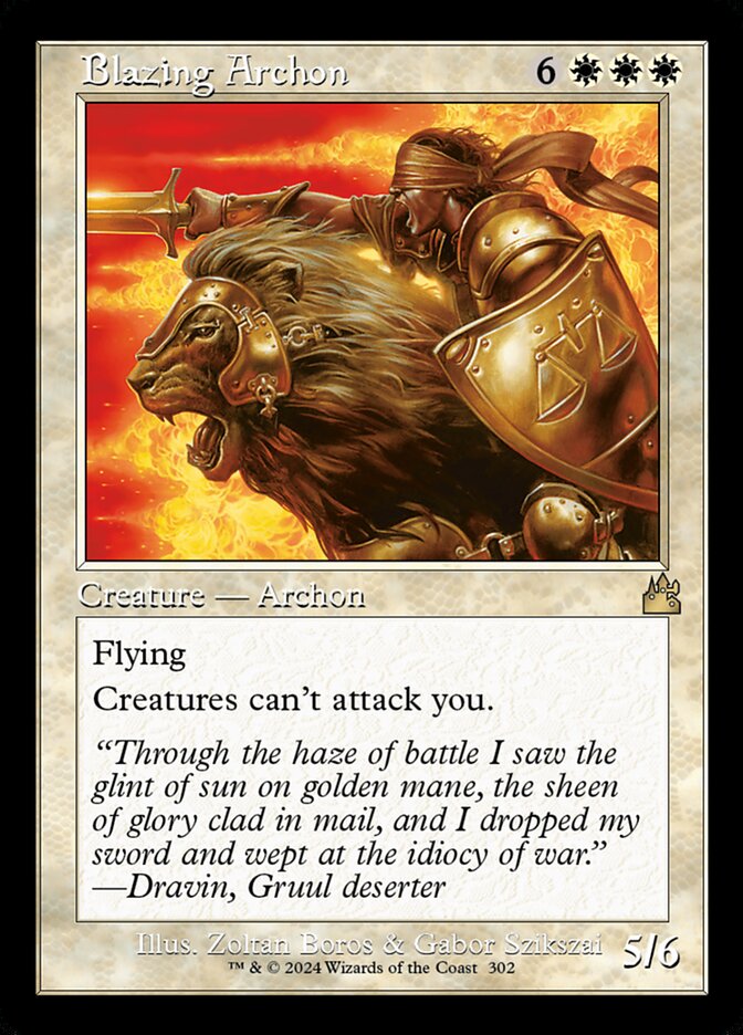 Blazing Archon 302 (Ravnica Remastered)  | Good Games Adelaide SA