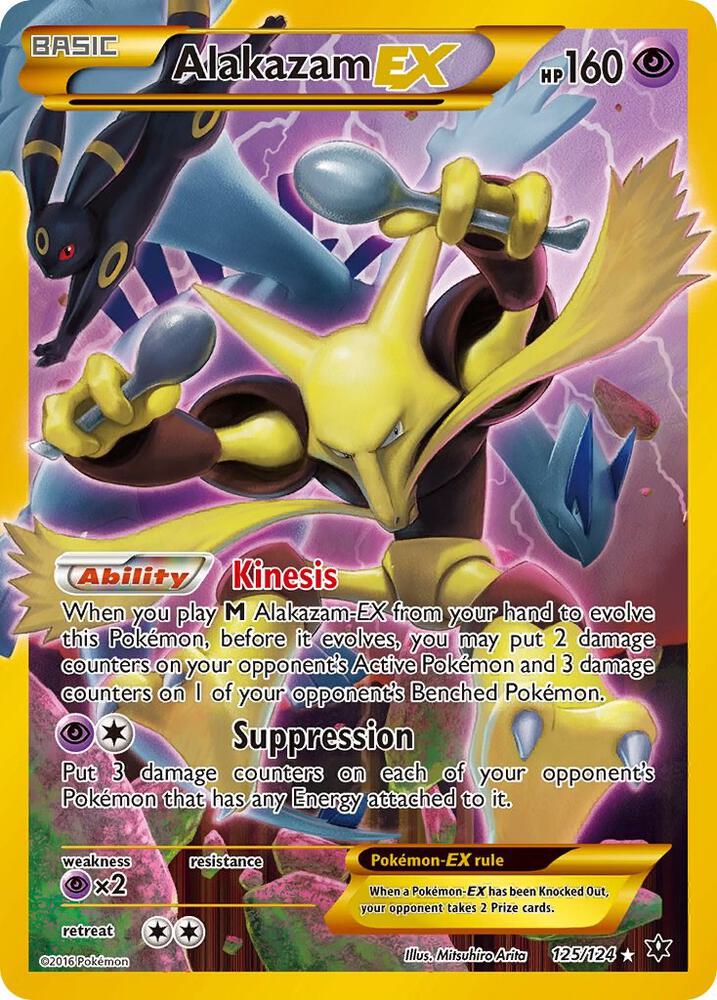 Alakazam EX Secret 125/124 (XY - Fates Collide)  - Holofoil | Good Games Adelaide SA