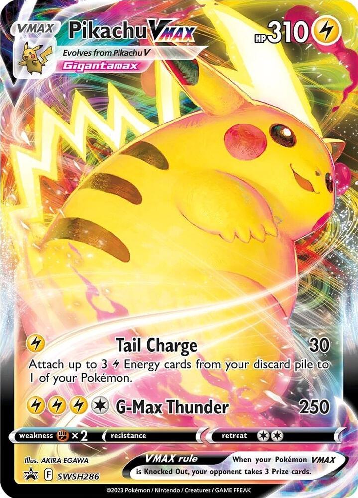Pikachu VMAX SWSH286 (SWSH: Sword & Shield Promo Cards)  - Holofoil | Good Games Adelaide SA