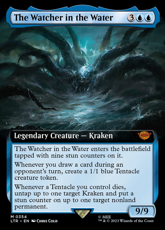 The Watcher in the Water 354 (Universes Beyond: The Lord of the Rings: Tales of Middle-earth)  - Extended Art | Good Games Adelaide SA