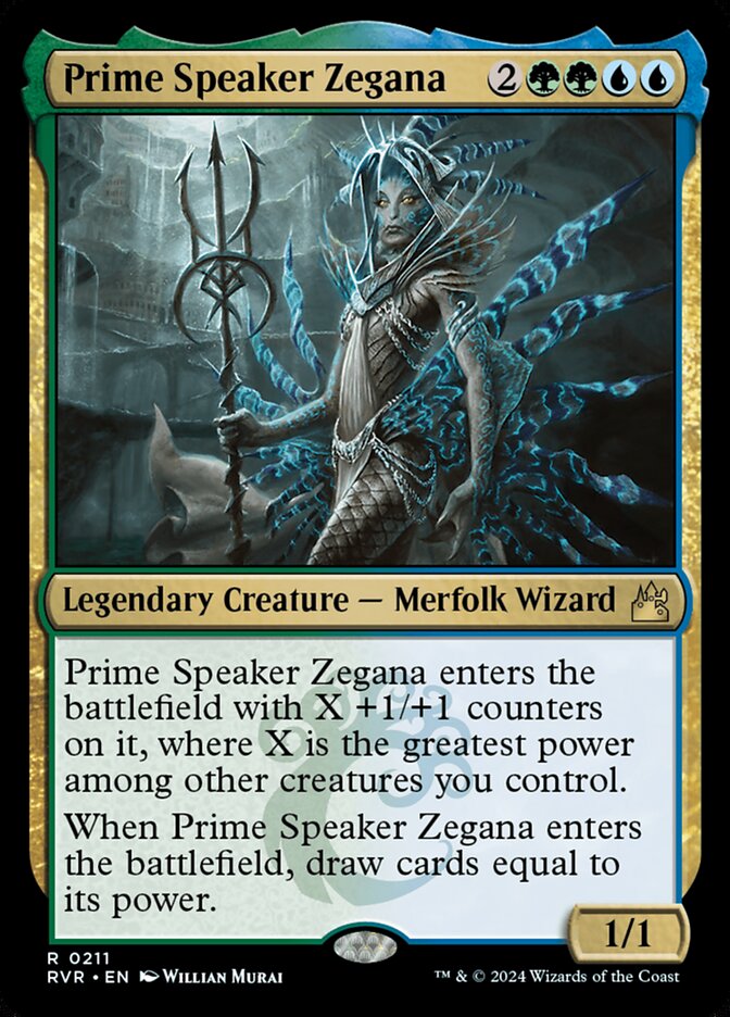 Prime Speaker Zegana 211 (Ravnica Remastered)  - Foil | Good Games Adelaide SA