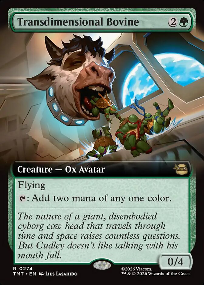 Transdimensional Bovine  274/260 (Teenage Mutant Ninja Turtles)  - Extended Art | Good Games Adelaide SA