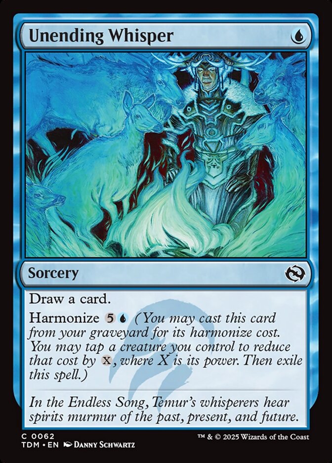 Unending Whisper 62 (Tarkir: Dragonstorm)  - Foil | Good Games Adelaide SA