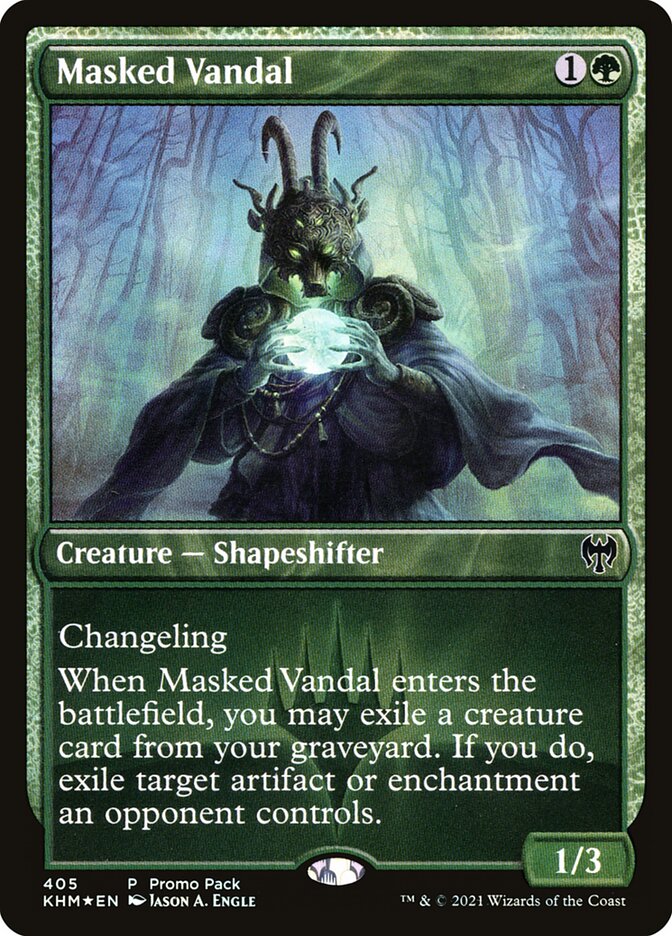 Masked Vandal 405 (Promo Pack: Kaldheim)  - Foil | Good Games Adelaide SA